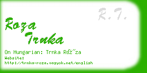 roza trnka business card